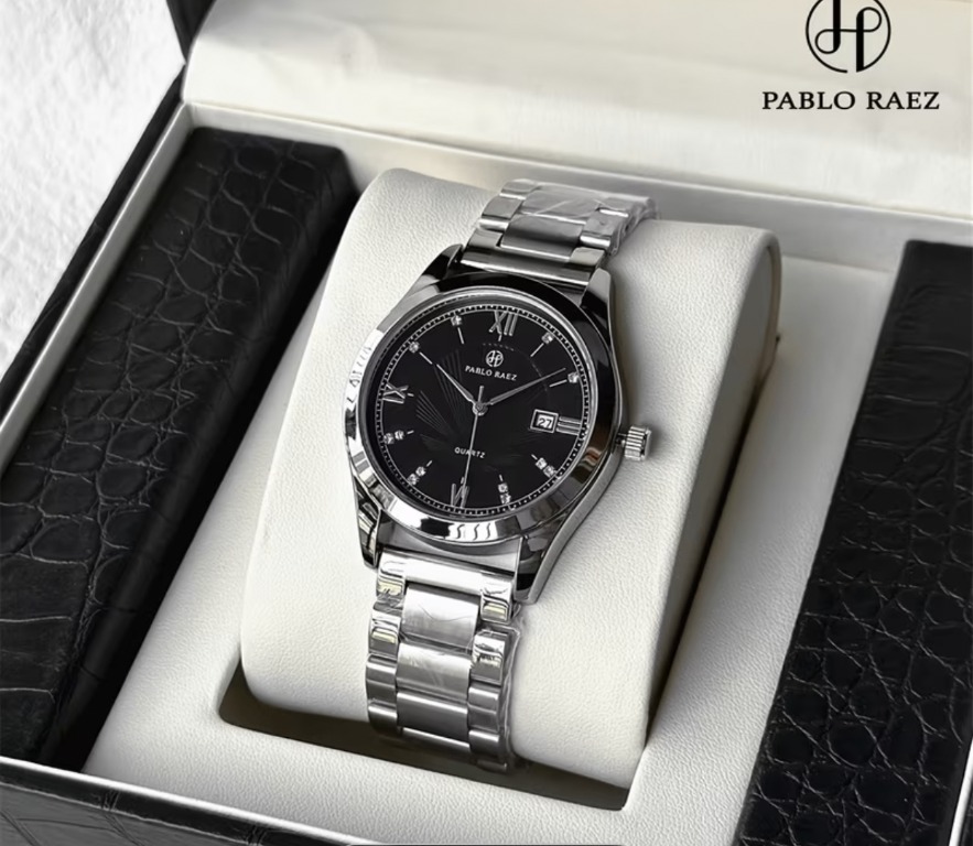 PABLO RAEZ SILVERY-BLACK